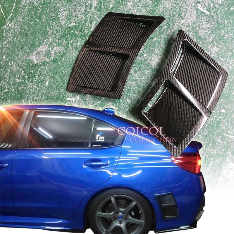 Carbon Fiber rear bumper side vent for Subaru 1519 WRX (STi) sedan eBay